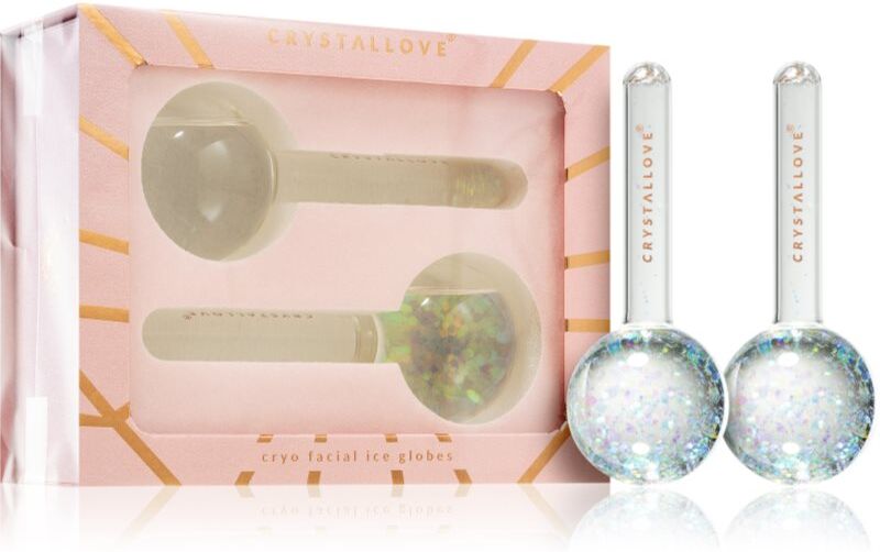 Crystallove Cryo Cryolift Ice Globes Crystal massage tool for the face 2 pc