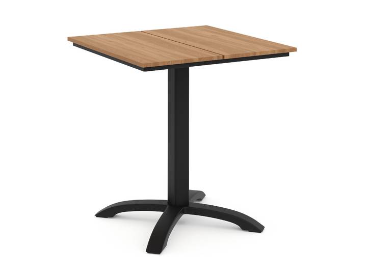 Gartentisch TAPO 67 x 67 cm braun