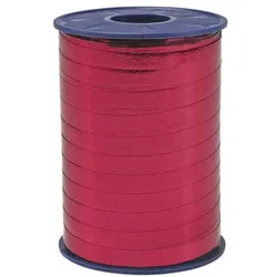 PRÄSENT Metallic Ringelband rot, 1 cm