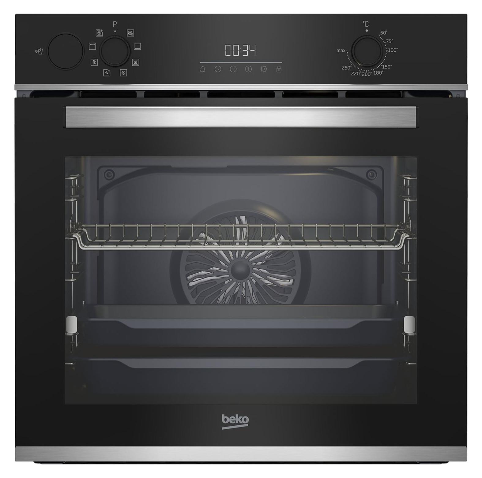 Beko BBIS13300X, Medium, Elektrischer Ofen, 72 l, 72 l, Dampf, Integriert
