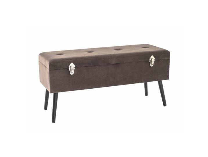 Banc & Coffre de Rangement  Valise  106cm Taupe