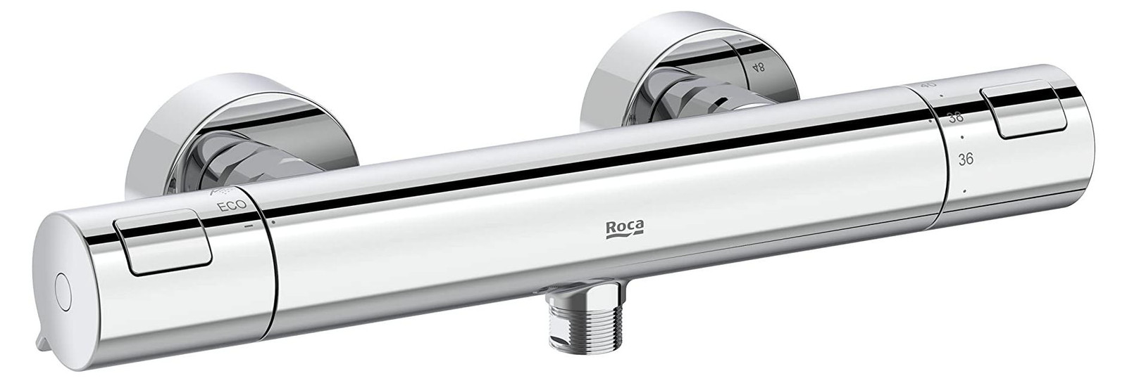 Dripio Thermostatische buitenkraan chroom voor wandmontage