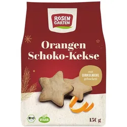 Orangen Schoko-Kekse - Dinkelmehl 150g