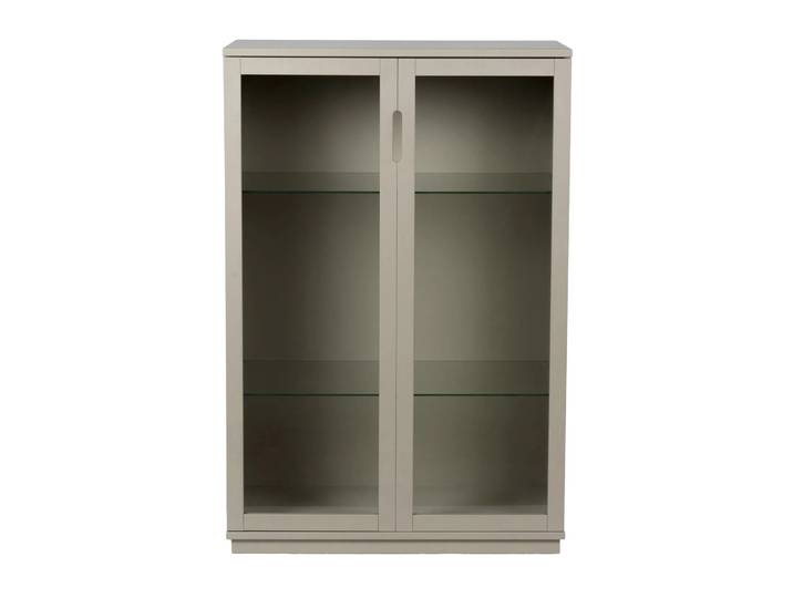 Mavis Aoko Vitrinenschrank 120 cm Beige