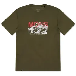 Mons Royale Icon Merino Herren T-Shirt Kurzarm Dark Olive Gr. M