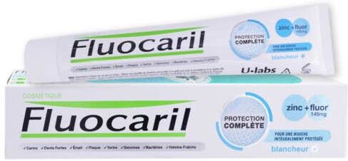 Fluocaril Protección Completa Zinc + Fluor Blanqueante 75 ml