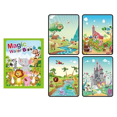 1 stücke magische buch wasser zeichnung montessori spielzeug wiederverwendbare malbuch magische wasser zeichnung buch sensorische frühe bildung spielzeug