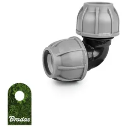 PE-Rohrwinkel 50mm 90° PN10 DSRA10K5050