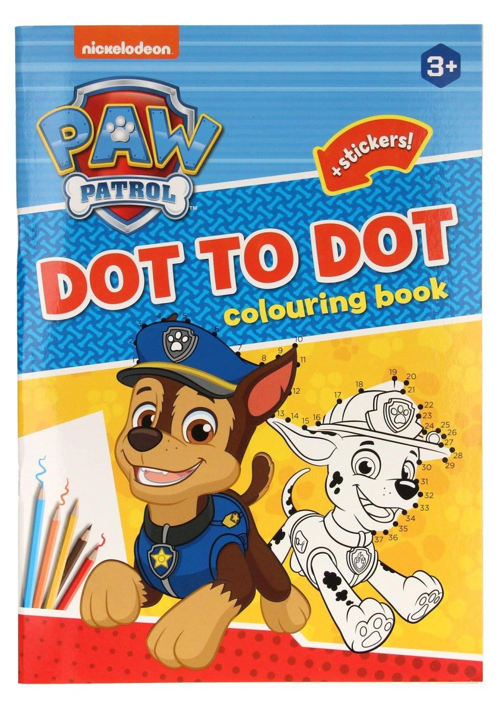 Paw Patrol kleurplaten en invulspellen van PADU
