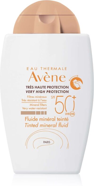 Avène Sun Mineral Fluid Tinted schützende Pflege gegen Sonnenstrahlung SPF 50+ 40 ml