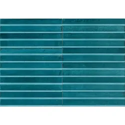 Marazzi Lume Ocean 6x24 cm Dekor 3D Rake Glänzend Strukturiert Lux