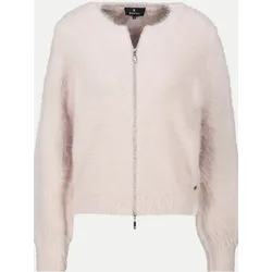 Kunstfell-Strickjacke Rosa 46