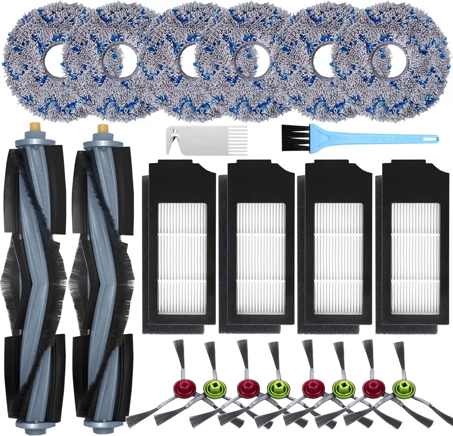 INF Accessoires d'aspirateur pour Ecovacs DEEBOT X1 Omni / X1 et Omni / X1