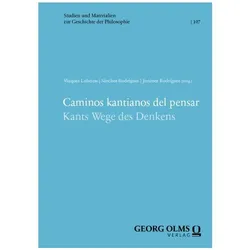 Caminos kantianos del pensar/Kants Wege des Denkens, Fachbücher von María Jesús Vázquez Lobeiras, Manuel Sánchez Rodríguez, Alba Jiménez Rodríguez