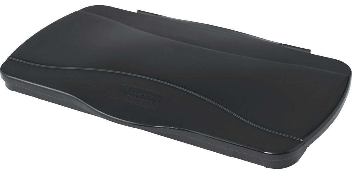 Rubbermaid Slim Jim Scharnierdeksel FG267400BLA, zwart