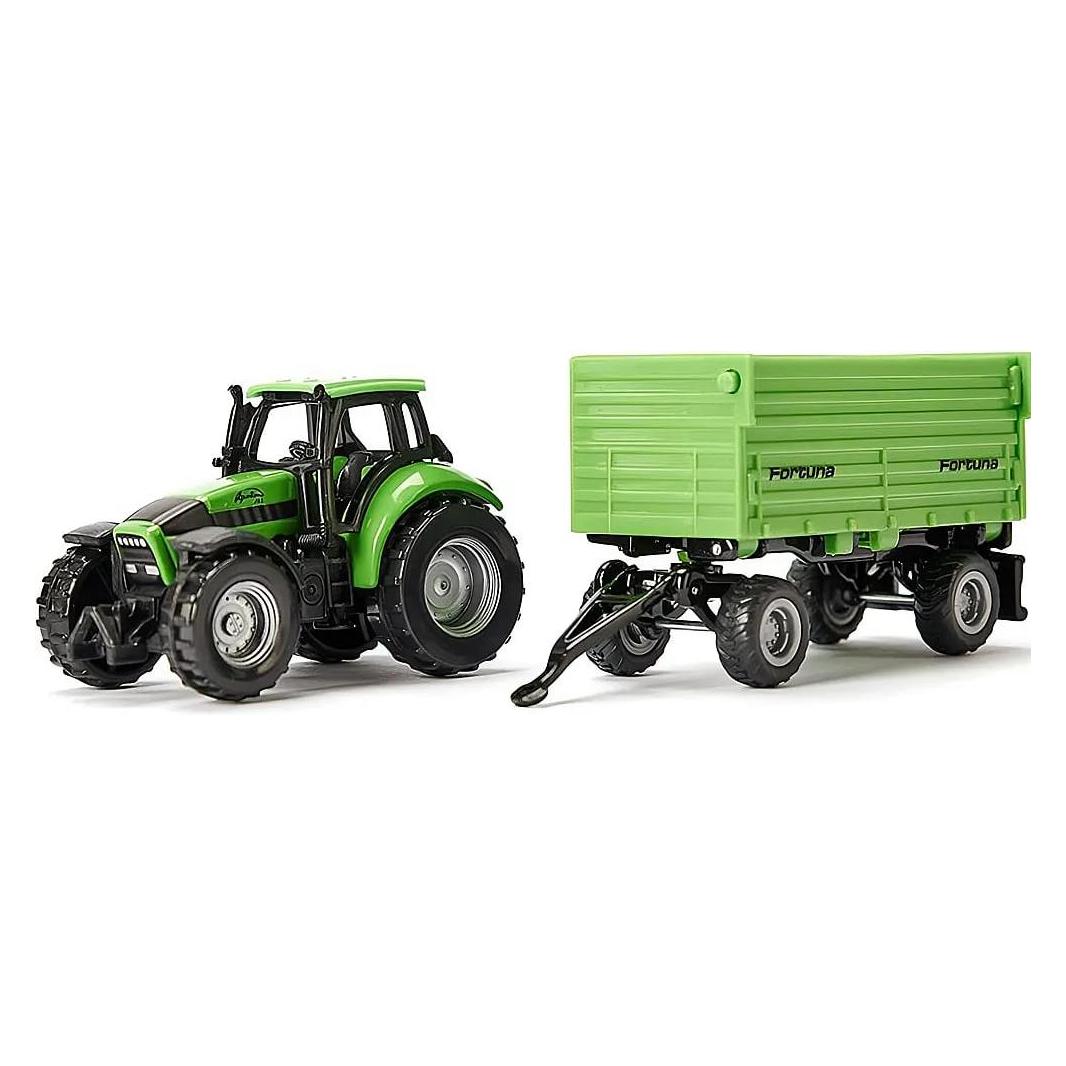 Siku DEUTZ-FAHR mit Fortuna 2-Achs Anh?n (10160600000)