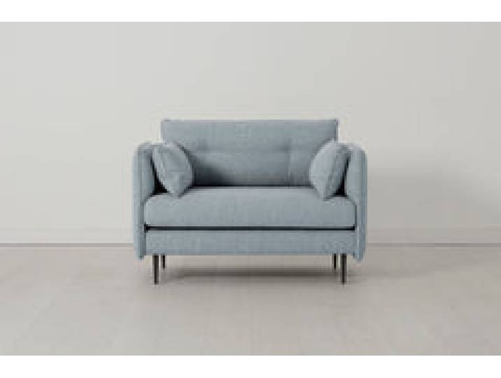 Model 19 Loveseat, Meerglasblau