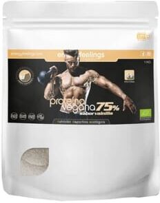 Energy Feelings Proteína Vegetal Bio 75% 1 Kg Baunilha