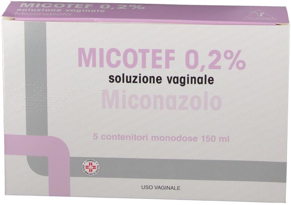 TEOFARMA Srl MICOTEF*LAV VAG 5FL 150ML 0,2%