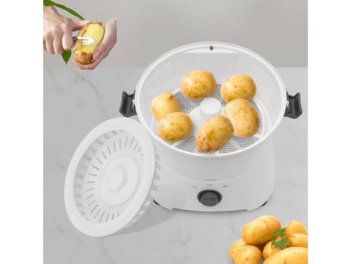 Automatische Kartoffelschälmaschine, 85w Gemüse Dehydrator, Peeler Spinner Commercial, elektrische Schälmaschinen für Küche