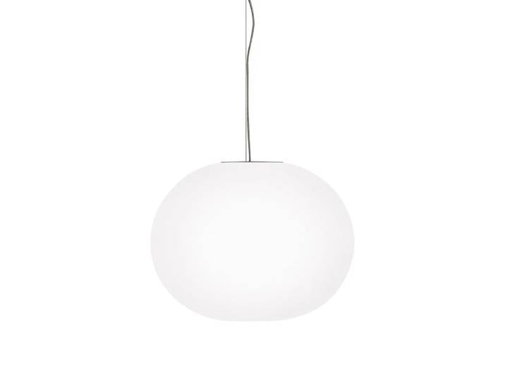 Flos Glo-ball S2 Pendelleuchte Weißes Opalglas