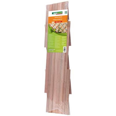 Rankgitter WINDHAGER "Holz-Spalier FSC-zertifiziert für Rosen und Kletterpflanzen", beige (natur), B:60cm H:180cm, Holzwerkstoff, Rankhilfen, Rankhilfe für Hauswände, erhältlich in unterschiedlichen Größen