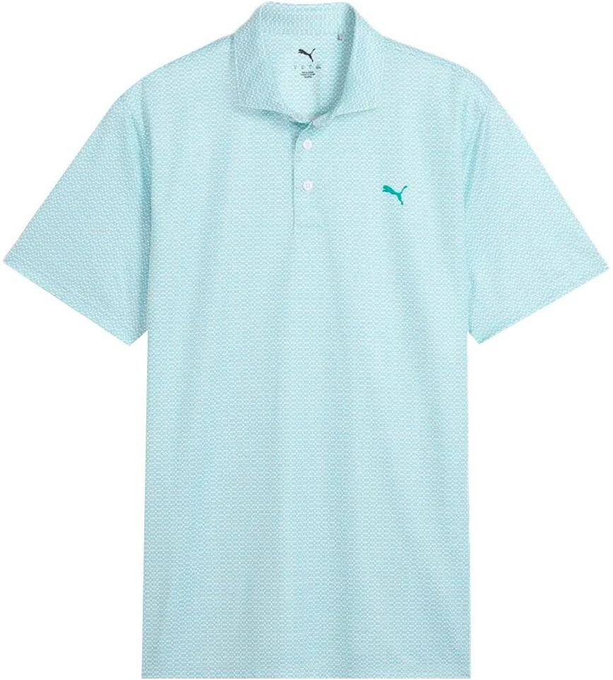 Puma Golf  - Pure 3.0 Geo White Glow Mint Tea - M - Polo