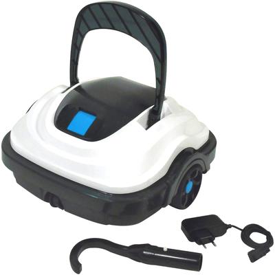 Poolroboter UBBINK "Robotclean Accu XS", schwarz-weiß (schwarz, weiß), B:41cm H:21,5cm L:40cm, Kunststoff, Poolbodensauger, akkubetrieben, für Reinigung des Poolbodens
