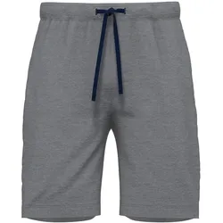 GÖTZBURG Herren Sweatshorts - Bermuda, kurz, Baumwolle, einfarbig Grau / S