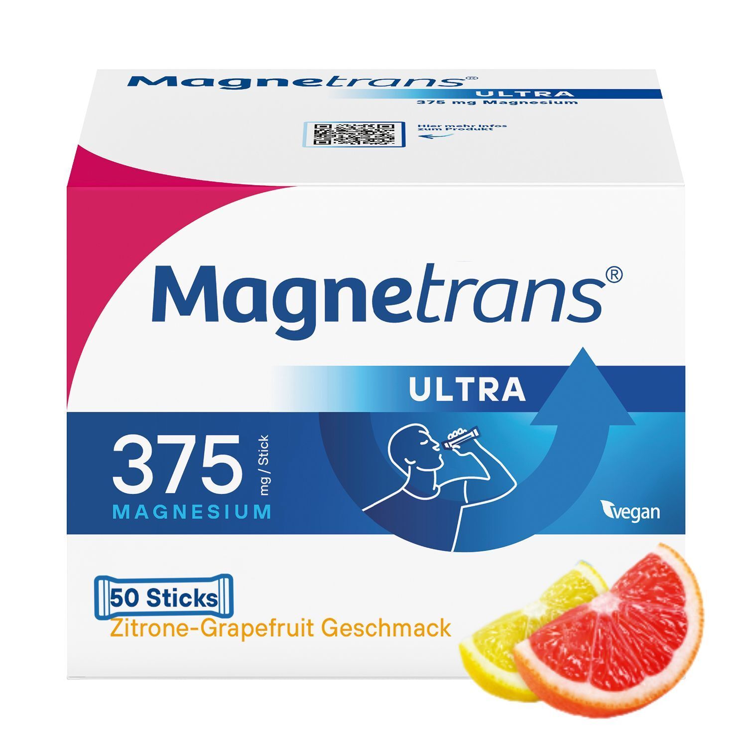 Magnetrans Ultra 375 mg Direktgranulat 50 St Granulat
