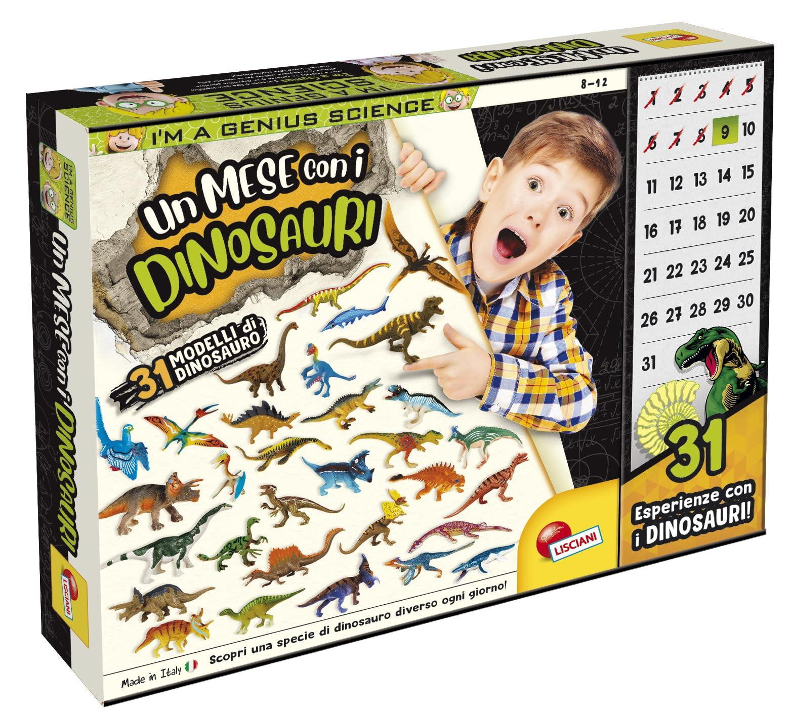 Lisciani Giochi - Ik ben een genie: Een maand lang dinosaurusavonturen