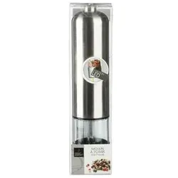 Secret de Gourmet Mill Peppers Electric Stainles, Pfeffermühle + Salzmühle