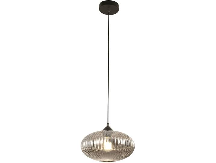 Pendellampe Mikati grau Metall/Glas B 30 cm - Pendellampe