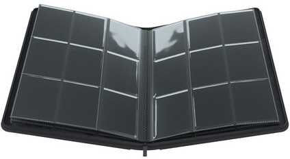 Gamegenic Zip-Up Album: 18-Pocket - Black for Collectible Card Organizers