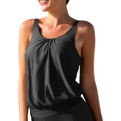 Wiki Loose Tankini Top Schwarz E/F XL Damen