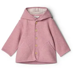 Tchibo - Kinder-Walkjacke mit Wolle - Mädchen - Gr. 98/104 - weiß