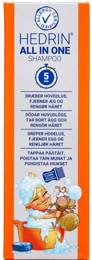 Hedrin All in One Shampoo Medicinsk udstyr 100 ml