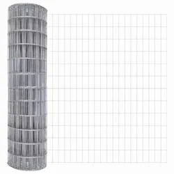 vidaXL Eurozaun 1,6 x 10 m PVC-beschichtetes Eisen
