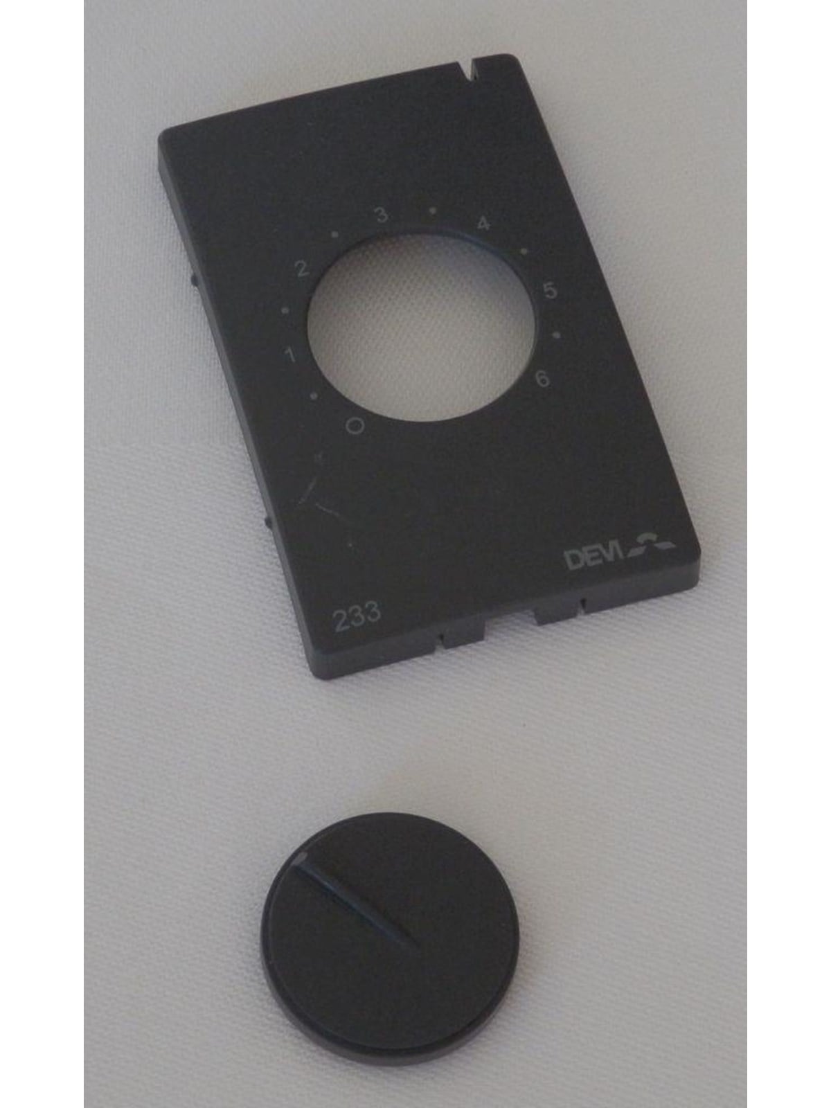 Danfoss Cover front to devireg 233 charcoal grey