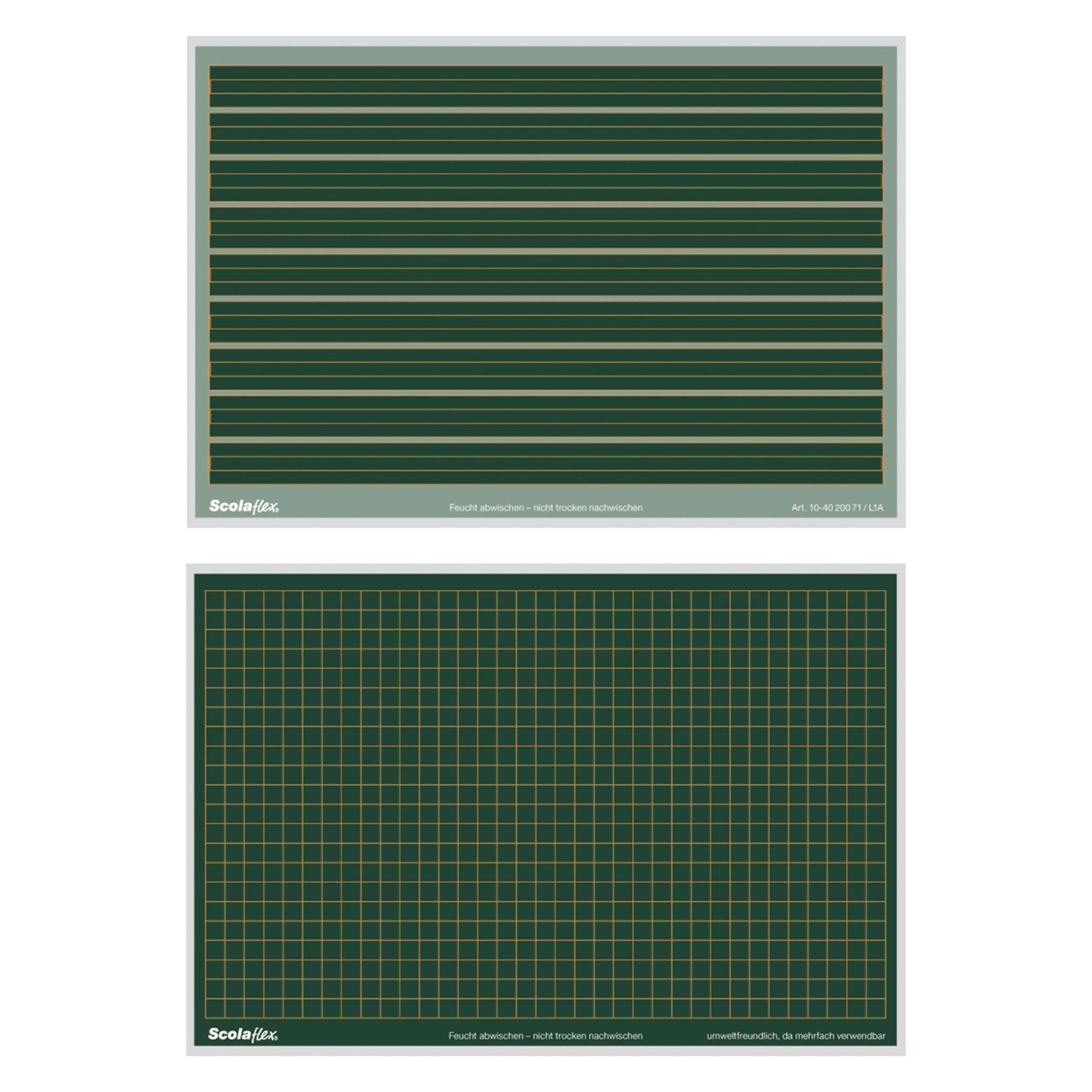 Staufen Tafel Lin.1 / 7mmkar. Plastik (Kariert, Liniert, Kein Einband) (20071)
