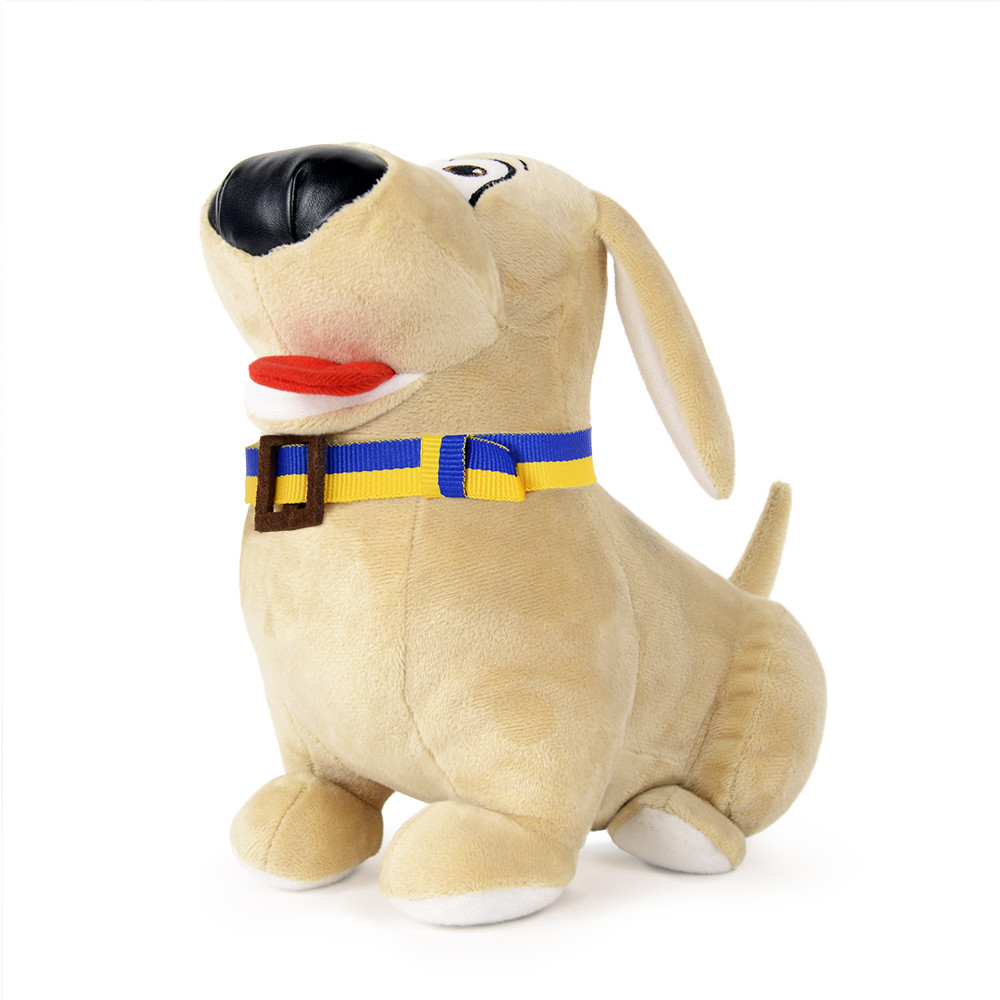 Weplay Merchandise Labrador Buddy pluchen knuffel met patriottische halsband, 23 cm
