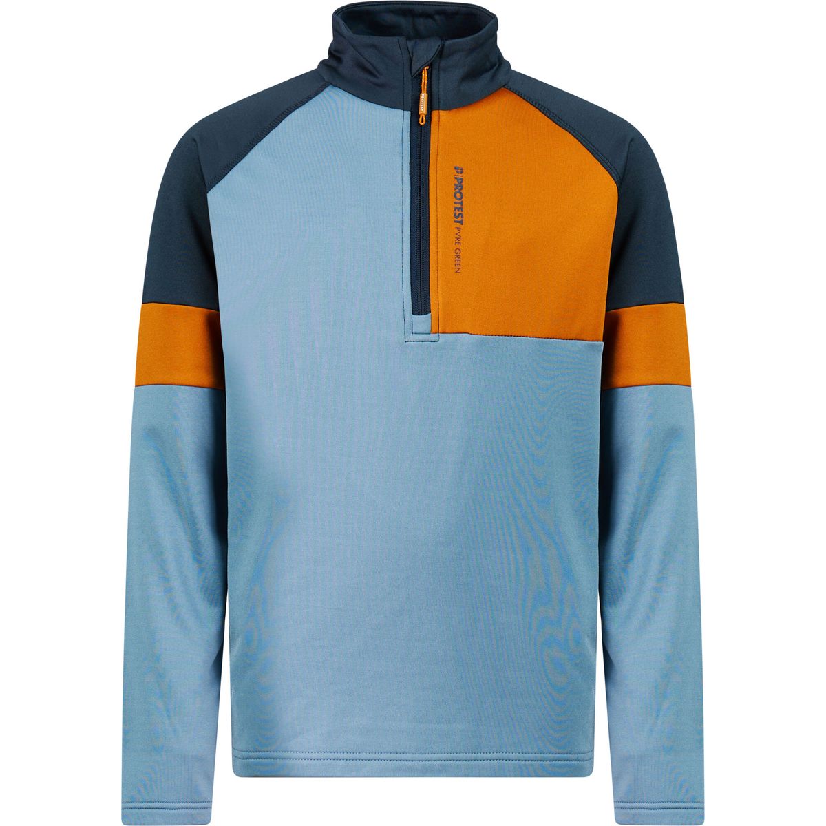 Protest Prtjohnson JR 1/4 Zip Active top stone blue (140) 140 12862005-140-140