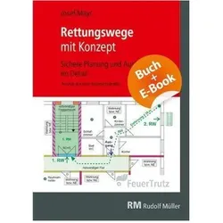 Rettungswege mit Konzept mit E-Book (PDF), Fachbücher von Josef Mayr