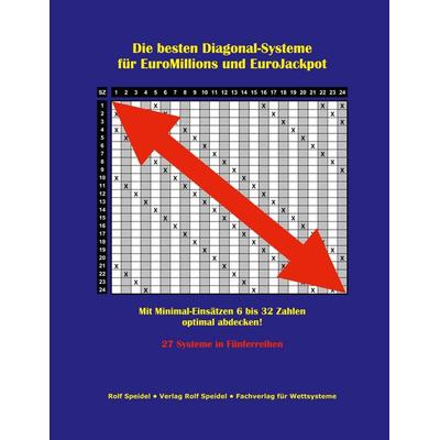 Die besten Diagonal-Systeme für EuroMillions und EuroJackpot, Taschenbuch von Rolf Speidel, BoD – Books on Demand, 978-3-7583-6523-2