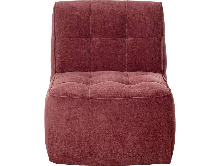 Komfortabler Sessel Raya Stoff Cherry B 74 cm T 94 cm H 80 cm - Sessel