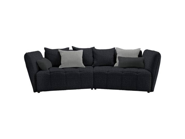 Bigsofa Textil Dunkelgrau