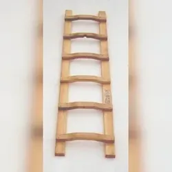 PROREGAL Dachdeckerleiter durchgeschraubt Made in Germany | 14 Sprossen | 4m Länge | Holz | Dachleiter