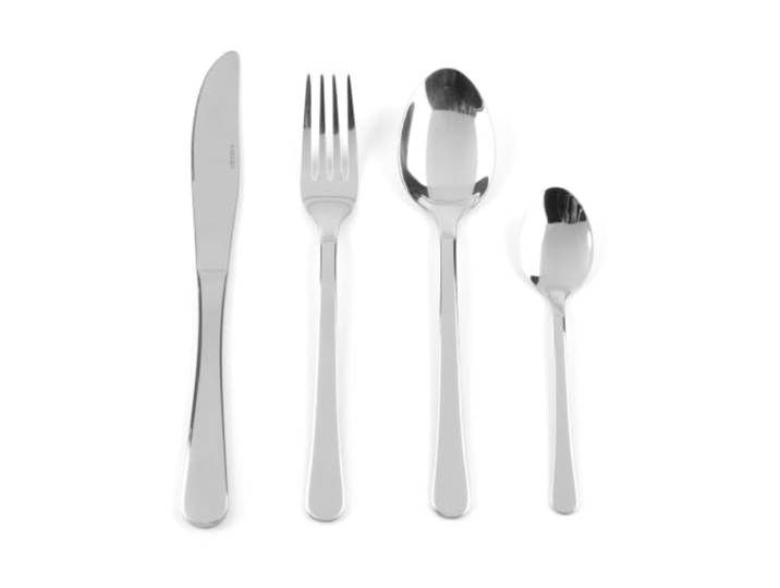 Salter BW06527 Bakewell Keuken Eetkamer Bestekset, 16 Delig, Roestvrij Staal, Spiegel Poolse afwerking, Inclusief 4 theelepels, 4 eetlepels, 4 vorken en 4 messen