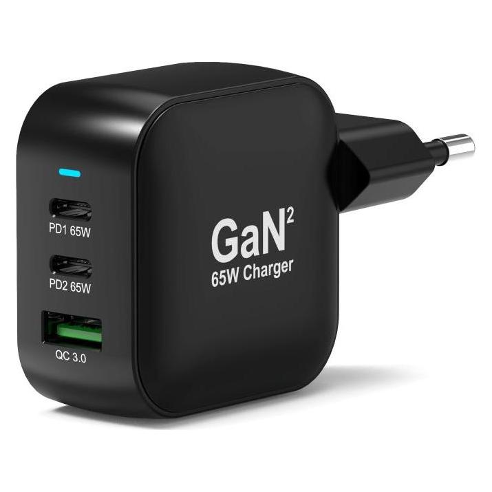 Port Designs Port WALL GaN2 CHARGER USB-C & USB-A 65W (65 W, 3 Ports) (902065PEU)