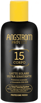 Angstrom Latte Solare Ultra Idratante SPF 15 Corpo 200 ml